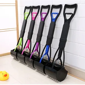 Shit Manufacturer Factory Pet Dog Pooper Scooper With Poop Bag Dispenser Shit Clip Picker Waste Poo Pick Up Toilet Poop Scoop Catcher