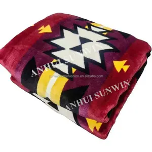 Западное винтажное геометрическое одеяло Aztec Boho деревенское одеяло 60 "* 80" Флисовое одеяло для домашнего декора