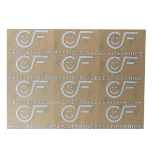 custom metal white nickel <strong>sticker</strong> logo label high quality silver nickel label black metal logo plate with <strong>3M</strong> adhesive - Product Image 1