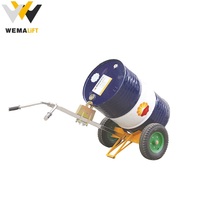 Tambour à huile en acier, chariot de transport, 48 — 55 gallons