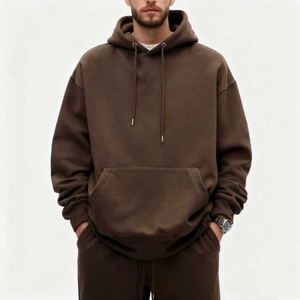 TKAN213D Streetwear Hip Hop de luxe unisexe en éponge française surdimensionné avec impression de logo personnalisé sweat à capuche ample pour hommes - Product Image 1