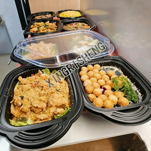 Tùy Chỉnh Nhựa Tự Sưởi Ấm Bao Bì Thực Phẩm Đặt Dùng Một Lần Takeaway Thực Phẩm <span class=keywords><strong>Container</strong></span> Cho Nhà Văn Phòng Họp - Product Image 5