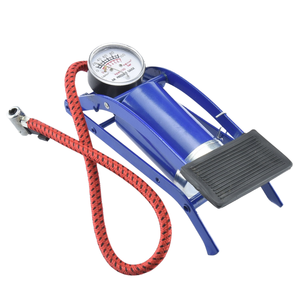 <span class=keywords><strong>Pompe</strong></span> à <span class=keywords><strong>pied</strong></span> pour pneus monocylindre portable ANMA avec moniteur de pression des pneus pour voitures jusqu'à 150 PSI - Product Image 6