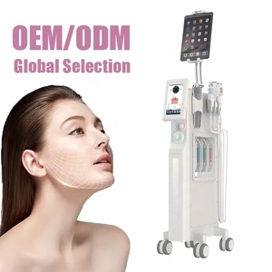 Appareil multifonctionnel vertical tout-en-un pour le nettoyage du visage et l'anti-âge, à bulles d'hydrogène et d'oxygène, spécialisé pour les soins de la peau - Product Image 1