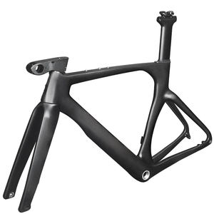 Cadre de vélo de contre-la-montre en carbone T1000, cadre de vélo de course en fibre de carbone, frein à disque, cadre de vélo de route en carbone intégral, triathlon - Product Image 3