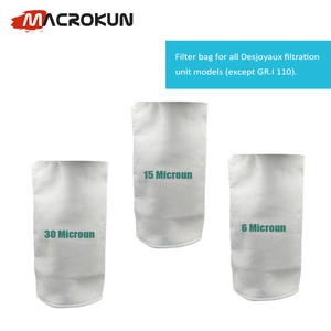 Sac filtrant de piscine réutilisable de 15um Polyester/PE/PP sac filtrant liquide de filtre de poche avec le matériel identique aux sacs filtrants de <span class=keywords><strong>Desjoyaux</strong></span> - Product Image 5