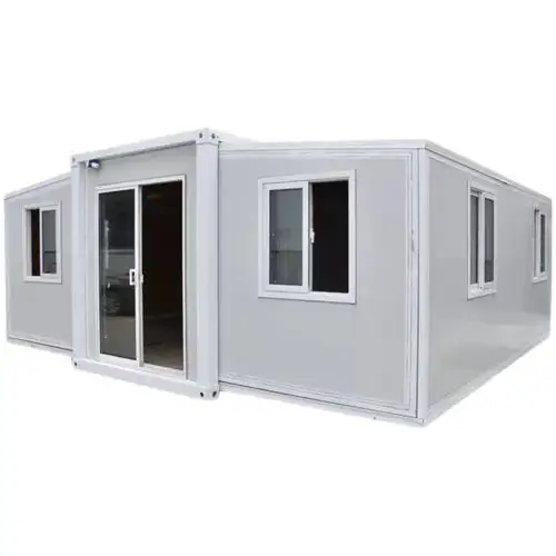 High quality and exquisite modular residential buildings with double wing expansion box houses