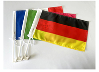 Produit promotionnel 30x45 drapeaux des émirats arabes unis dubaï drapeau de l'équipe de Football drapeau de voiture drapeau d'activité avec mât