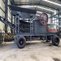 Concasseur robuste sur roues YDPZ1214-1860 : Usine mobile de 150 TPH pour le recyclage du calcaire et du béton