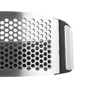 <span class=keywords><strong>Mini</strong></span> râpe à ail en acier inoxydable presse à main écologique accessoire de cuisine PC broyeur à presser en plastique pour la cuisson - Product Image 3