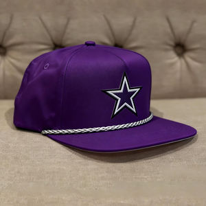 หมวกแก๊ปปักลาย 5 ชิ้น แบบไม่มีโครง ปรับขนาดได้ ทำจากไนลอน พร้อมเชือก - Product Image 2