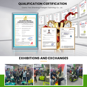 Decespugliatore a flagelli diesel potente con avviamento <span class=keywords><strong>elettrico</strong></span> e telecomando, efficienza 1h 3000 ㎡ Tagliaerba Cingolato per Fattorie e Abitazioni - Product Image 6