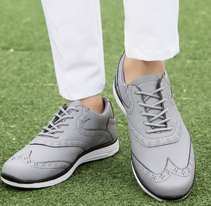 Chaussures de golf pour hommes, style vintage classique, design Old Money, confortables et légères, à bout brogue, prix d'usine, OEM personnalisé - Product Image 2