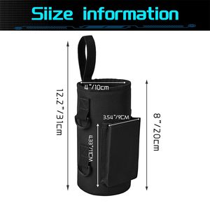 Soporte magnético para botella de agua Bolsa magnética para gimnasio Bolsa portabotellas de agua con bolsillo para teléfono Hebilla de toalla de silicona y eslinga - Product Image 2