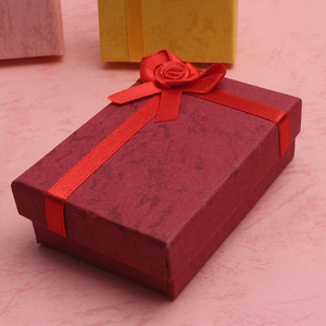 Factory Direct <strong>Rose</strong> Preserved Flower <strong>Jewelry</strong> <strong>Box</strong> with Custom logo for Necklace Ring Gift - Product Image 6