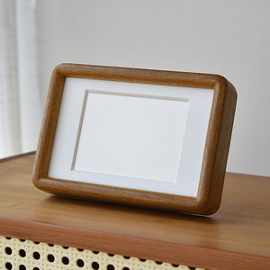 Rắn Gỗ Hình Ảnh Khung Đen Óc Chó Thủ Công Cherry Gỗ Tròn Góc 8-Inch Cao Cấp Chất Lượng Thời Trang Trang Trí Nội Thất - Product Image 3