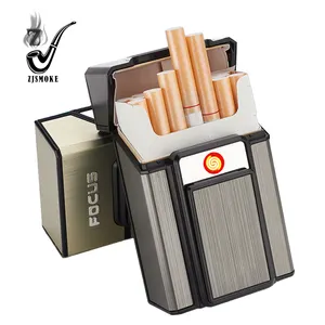 Großhandel vom Hersteller Engrave Logo Kunststoff Zigaretten etui King Size 25 zu Hause