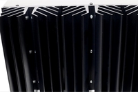 Dissipateur thermique et panneaux avant en aluminium extrudé sur mesure, durables, pour boîtiers audio, usinés par CNC
