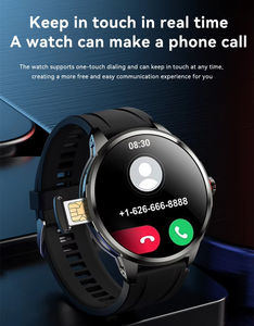 Jam Tangan Pintar Android Baru 4G Layar Bulat Memori 3+32GB Kamera WiFi GPS NFC AMOLED Panggilan Video Dengan Kartu SIM Jam Tangan Pintar H99 - Product Image 4