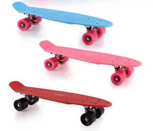22 in Mini Plastic Cruiser Komplettes Penny Skateboard mit Aluminium-LKW