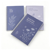 Carnet à spirales A5 avec couverture en PP recyclable, 60 pages, impression de logo personnalisée