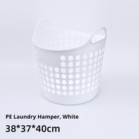 Grand panier à linge en plastique pour étudiants, dortoir, bac de rangement pour vêtements sales, pour utilisation dans la salle de bain