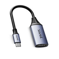 Câble adaptateur haute vitesse Type C mâle-femelle 4K 60Hz pour S8/S9 Note 8 Macbook-HDTV et utilisation informatique