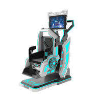JC VR 360 degré 9D simulateur de cinéma équipement attrayant extérieur jeu Machine avion mouvement chaise métal fibre de verre aluminium