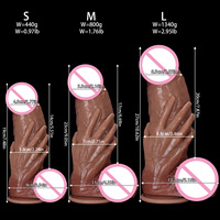 Dildo en silicone liquide de style nouveau, texture ultra-réaliste ressemblant à la peau humaine, 100% imperméable, pénis féminin souple