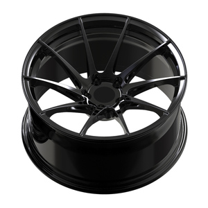 Cerchi in Lega Forgiata Personalizzati Neri 5x114.3 5x130 5x112, Ruote da 15 18 24 26 Pollici per Auto di Lusso <span class=keywords><strong>Maserati</strong></span> - Product Image 5