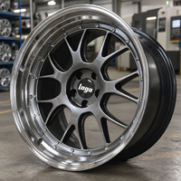 Jantes forgées OEM LMR en alliage 2 pièces, 17-26 pouces, concaves profondes, chromées, 5x112 5x114.3 5x120 pour BMW M3 M4 Audi, voitures particulières