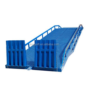 Rampa Hidráulica de Acero al Carbono para Carga y Descarga de <span class=keywords><strong>Camiones</strong></span> de 6T, 10T y 15T para Fábrica de Contenedores de Gran Altura -YDD con Barandilla de 50cm - Product Image 2