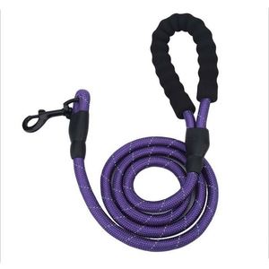 Échantillon gratuit : laisse pour chien robuste de 5 pieds avec poignée rembourrée confortable et fils hautement réfléchissants pour chiens de petite, moyenne et grande taille - Product Image 2
