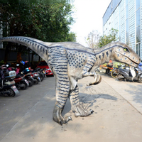 Costume de dinosaure animatronique artisanal à vendre, taille réelle, costume de Vélociraptor fait main pour enfants, pour le divertissement