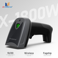 GTCODESTAR 1D escáner de código de barras láser 2D USB con cable lector de código QR lector de código de barras de mano CMOS escáner de código de barras para supermercado