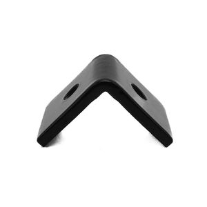 Wholesale Black Spray Plastics Quincaillerie en forme de L Pièces d'angle noires Support d'angle en acier 40x40 - Product Image 6