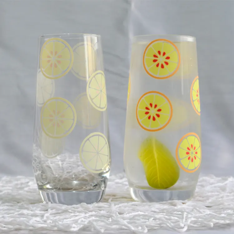 Manufacturer Price OEM Magic Mug Ice Cold Coffee Water Fruit Juice Drink Color Changing Glass Cup