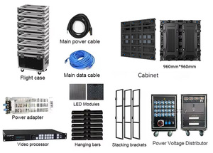 960*960 Mm Die-casting Aluminum P2 P2.5 P3 P3.076 P4 <strong>LED</strong> <strong>Screen</strong> <strong>Display</strong> Rental Cabinet <strong>Led</strong> <strong>Screen</strong> Waterproof For Outdoor - Product Image 6