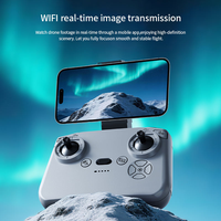 Drone caméra A30 PRO Mini pour débutants, quadricoptère en plastique léger, positionnement, mode sans tête, objectif réglable à 180 degrés, télécommande