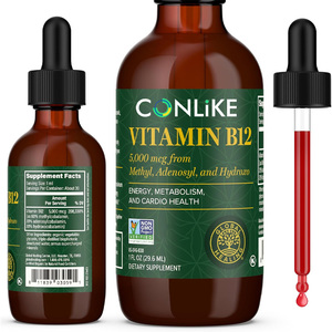 Suplemento de Vitaminas del <span class=keywords><strong>Complejo</strong></span> <span class=keywords><strong>B</strong></span> en Gotas Líquidas OEM, Vitamina B12 con Vitamina B6, Suplemento Nutricional Oral - Product Image 1