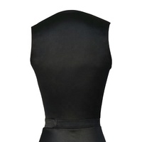 Robe de danse midi sans manches en satin Baili BC032010, col bénitier, taille haute, jupe évasée fendue, costume de ballet pour femmes adultes