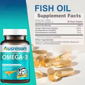 Ausreson bây giờ <span class=keywords><strong>Omega</strong></span>-3 cá dầu Softgel viên nang 1350 mg vitamin con người Halal bổ sung <span class=keywords><strong>Omega</strong></span> 3 viên nang - Product Image 3