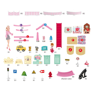 DIY Villa Toy Princesse <span class=keywords><strong>Maison</strong></span> <span class=keywords><strong>de</strong></span> Poupée pour Enfants - Product Image 6