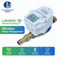 Compteur d'eau numérique intelligent prépayé à distance NB-IoT/4G/WiFi DN15 M-Bus LORAWAN IP68 OEM en cuivre/acier inoxydable