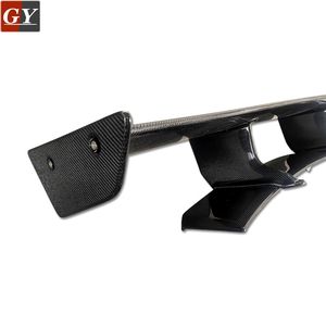 Aile arrière de STYLE ST2 TOP <span class=keywords><strong>SECRET</strong></span> en FIBER de carbone avec. LAMPE (TRONC BASE = CF) -HAUT MONT SPEC POUR NISSAN 08-16 R35 RTM - Product Image 3