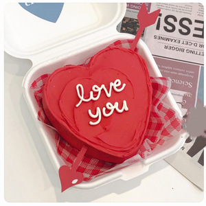 Décorations de gâteau en acrylique en forme de cœur pour la Saint-Valentin, avec flèche de Cupidon, pour la décoration de gâteaux - Product Image 2