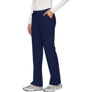 Pantalones Cargo Médicos para Mujer FOXA, Cintura Media, Elásticos, Transpirables, 8 Bolsillos, Corte Holgado, Ropa de Trabajo - Product Image 6