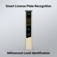Barrière de parking KMS avec lecteur de tickets RFID IC pour aéroport, hôtel, immeuble de bureaux, entrée/sortie de parking, fonctionnement sans souci