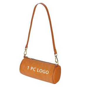 Sac bandoulière cylindrique unisexe, sacoche de poitrine personnalisée, mini sac messager - Product Image 1