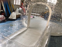 Tente Igloo personnalisée, dôme transparent gonflable, pour l'extérieur